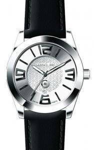 CERRUTI 1881 BLACK LEATHER STRAP