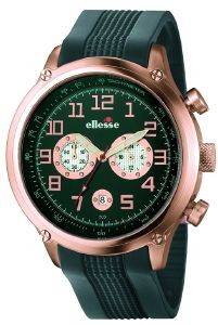 ELLESSE SPORTIVO CHRONOGRAPH BLACK RUBBER STRAP ELLESSE SPORTIVO CHRONOGRAPH BLACK RUBBER STRAP