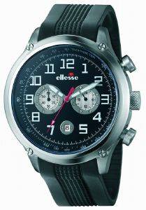 ELLESSE SPORTIVO CHRONOGRAPH BLACK RUBBER STRAP ELLESSE SPORTIVO CHRONOGRAPH BLACK RUBBER STRAP