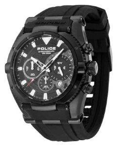 POLICE RAPTOR PLASTIC BLACK RUBBER STRAP