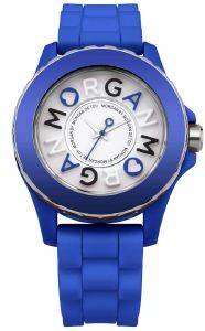 ΡΟΛΟΙ MORGAN DE TOI BLUE RUBBER STRAP ΡΟΛΟΙ MORGAN DE TOI BLUE RUBBER STRAP