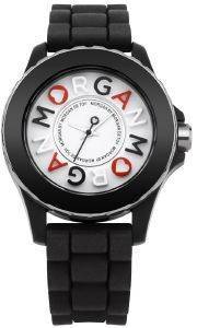 ΡΟΛΟΙ MORGAN DE TOI BLACK RUBBER STRAP ΡΟΛΟΙ MORGAN DE TOI BLACK RUBBER STRAP