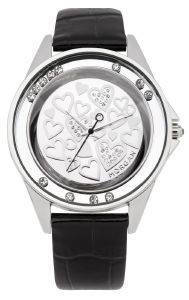 MORGAN DE TOI CRYSTAL BLACK LEATHER STRAP MORGAN DE TOI CRYSTAL BLACK LEATHER STRAP