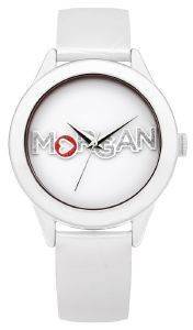 ΡΟΛΟΙ MORGAN DE TOI WHITE LEATHER STRAP ΡΟΛΟΙ MORGAN DE TOI WHITE LEATHER STRAP