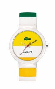 LACOSTE GOA UNISEX WHITE RUBBER STRAP