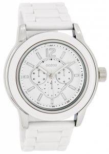 OOZOO ΤIMEPIECES WHITE PLASTIC BRACELET OOZOO ΤIMEPIECES WHITE PLASTIC BRACELET