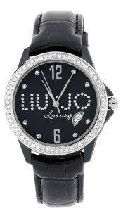 ΡΟΛΟΙ CROCO TLJ026 LIU JO ΜΑΥΡΟ STRASS ΡΟΛΟΙ CROCO TLJ026 LIU JO ΜΑΥΡΟ STRASS
