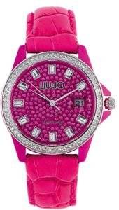 ΡΟΛΟΙ CROCO TLJ081 LIU JO ΦΟΥΞΙΑ STRASS ΡΟΛΟΙ CROCO TLJ081 LIU JO ΦΟΥΞΙΑ STRASS