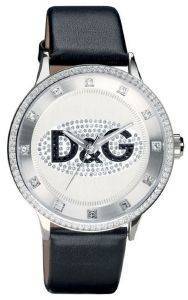    D&G PRIME TIME BLACK LEATHER STRAP