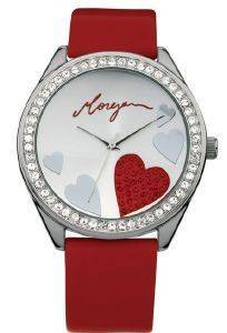   MORGAN DE TOI HEART LADIES WHITE GLOSS CROC LEATHER STRAP