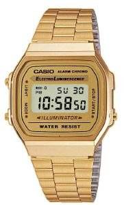 CASIO GOLD PLAIN VINTAGE DIGITAL WATCH