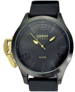   OOZOO STEEL LEFTY XXL BLACK RUBBER STRAP