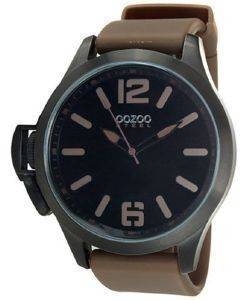 ������� ����� OOZOO STEEL XXL BROWN RUBBER STRAP