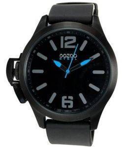   OOZOO STEEL XXL BLACK RUBBER STRAP