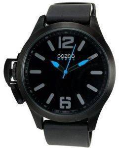   OOZOO STEEL XL BLACK RUBBER STRAP