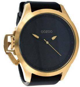   OOZOO STEEL XXL GOLD BLACK RUBBER STRAP