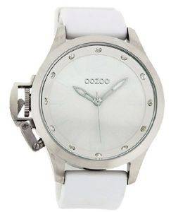 ��������� ����� OOZOO STEEL XL WHITE CRYSTAL RUBBER STRAP