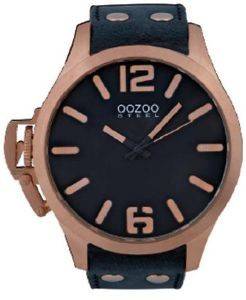 ΑΝΔΡΙΚΟ ΡΟΛΟΙ OOZOO STEEL XXL ROSE GOLD GREY LEATHER STRAP ΑΝΔΡΙΚΟ ΡΟΛΟΙ OOZOO STEEL XXL ROSE GOLD GREY LEATHER STRAP