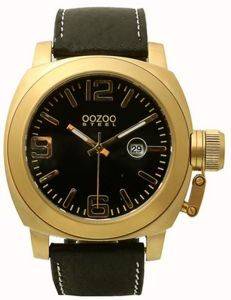   OOZOO STEEL XXL BLACK LEATHER STRAP