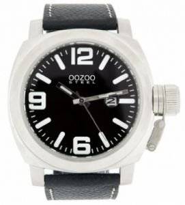   OOZOO STEEL XXL BLACK LEATHER STRAP