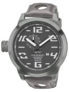 ΑΝΔΡΙΚΟ ΡΟΛΟΙ HAEMMER HERRENUHR AUTOMATIK PROTONA HM-05 ZB GRAU-WEISS GRAUES LEDER ΑΝΔΡΙΚΟ ΡΟΛΟΙ HAEMMER HERRENUHR AUTOMATIK PROTONA HM-05 ZB GRAU-WEISS GRAUES LEDER