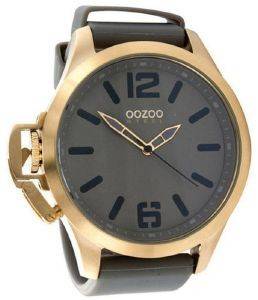   OOZOO STEEL XXL GOLD GREY RUBBER STRAP OS291