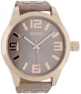 ΓΥΝΑΙΚΕΙΟ ΡΟΛΟΙ OOZOO TIMEPIECES PINK BROWN C1102 ΓΥΝΑΙΚΕΙΟ ΡΟΛΟΙ OOZOO TIMEPIECES PINK BROWN C1102