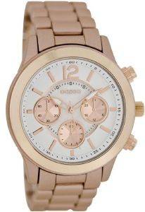    OOZOO TIMEPIECES ROSE GOLD METAL BRACELET SILVER  C6903