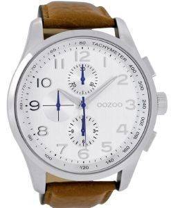 �������  ����� OOZOO XXL �IMEPIECES BROWN LEATHER STRAP C6765