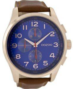 �������  ����� OOZOO XXL �IMEPIECES BROWN LEATHER STRAP C6767