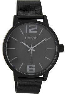   OOZOO TIMEPIECES BLACK METAL STRAP C7979