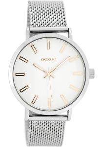   OOZOO TIMEPIECES SILVER METAL STRAP C7951