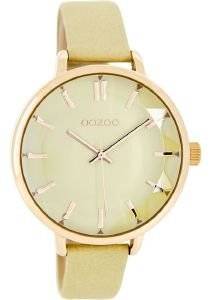 ΓΥΝΑΙΚΕΙΟ ΡΟΛΟΙ OOZOO TIMEPIECES ROSE GOLD BEIGE LEATHER STRAP C7915 ΓΥΝΑΙΚΕΙΟ ΡΟΛΟΙ OOZOO TIMEPIECES ROSE GOLD BEIGE LEATHER STRAP C7915