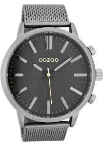   OOZOO TIMEPIECES XXL SILVER METAL STRAP C7833