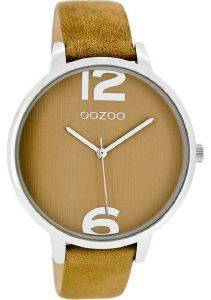   OOZOO TIMEPIECES BROWN LEATHER STRAP C8341