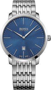   HUGO BOSS 1513261 SWISS MADE MEN\'S SAPPHIRE CRYSTAL