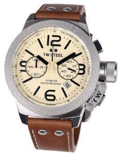   TW-STEEL CS14 CANTEEN LEATHER CHRONOGRAPH