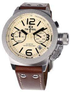   TW-STEEL CS13 CANTEEN LEATHER CHRONOGRAPH