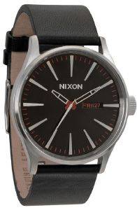 ΑΝΔΡΙΚΟ ΡΟΛΟΙ NIXON SENTRY LEATHER A105-000 BLACK ΑΝΔΡΙΚΟ ΡΟΛΟΙ NIXON SENTRY LEATHER A105-000 BLACK
