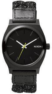 UNISEX  NIXON A045-1941 TIME TELLER BLACK REFLECTIVE WOVEN