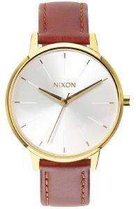   NIXON A108-1425 KENSINGTON LEATHER GOLD SADDLE