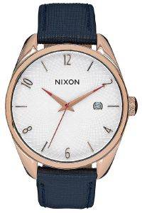   NIXON A473-2160 BULLET LEATHER ROSE GOLD NAVY