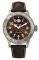   NAUTICA BROWN DIAL LEATHER STRA...