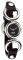 ��������� ����� D&G �� BLACK LEATHER STRAP