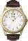   TIMEX BROWN LEATHER STRAP WHITE...