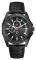 GUESS SPORT CALENDAR BLACK LEATHER STRAP
