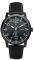 GUESS BLACK LEATHER STRAP