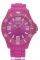   OOZOO TIMEPIECE FUCHSIA RUBBER STRAP