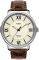 ������� ����� TIMEX SILVER CASE BROWN LEATHER...