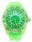 I O ANGEL GREEN RUBBER STRAP